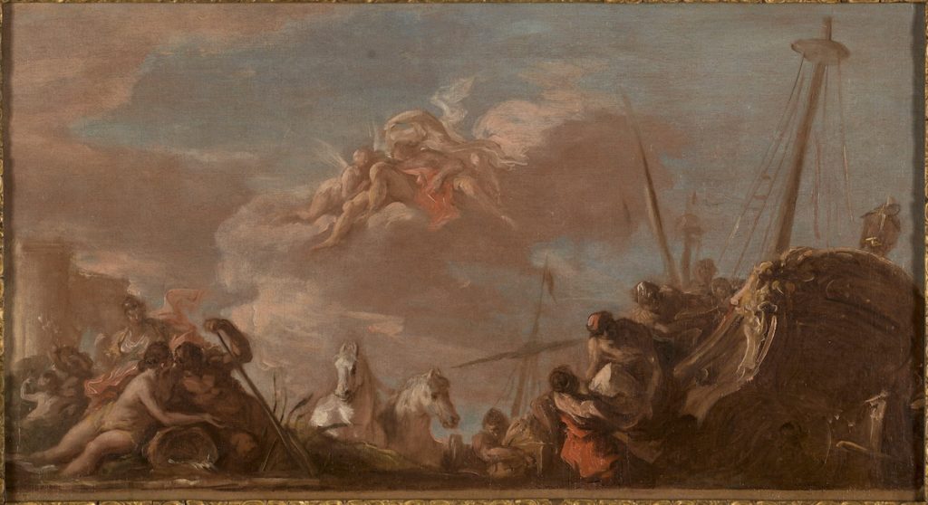 Pellegrini, sketch for the Banque Royale ceiling