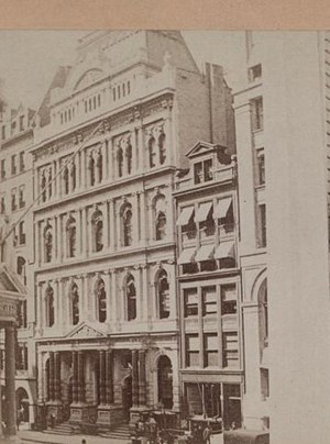 Broad Street, New York, looking toward the Exchange