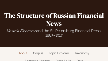 Structure of Russian Financial News